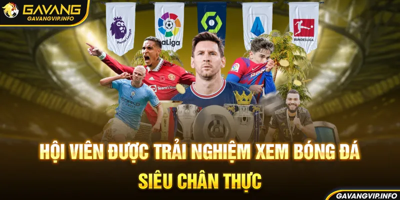 Hội viên được trải nghiệm xem bóng đá siêu chân thực